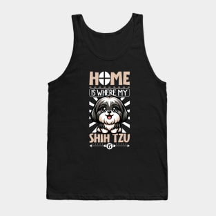 Home is with my Shih Tzu Tank Top